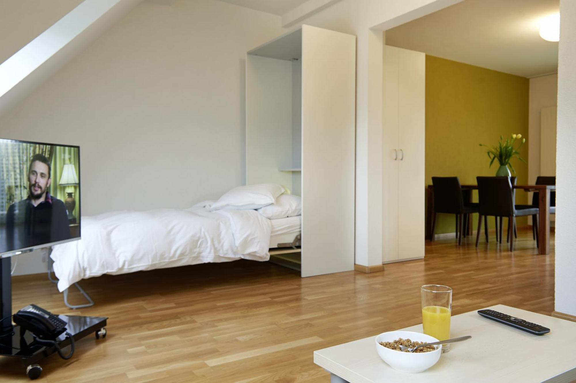 Residence Apartments By Hotel Du Commerce บาเซิล ห้อง รูปภาพ